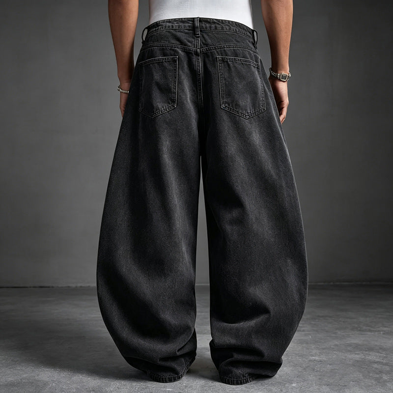 Herren Modische Weit geschnittene Jeans Echoarchiv