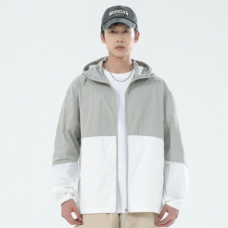 Herren Sportliche Windbreaker-Jacke Echoarchiv