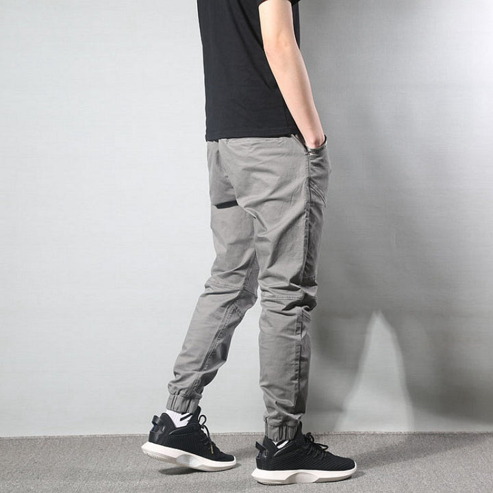 Herren Bequeme Cargo-Hose mit elastischem Bund – Bravaro