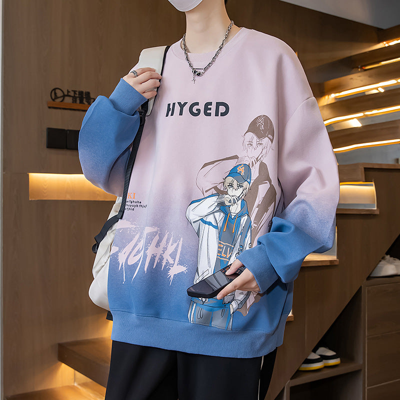 Unisex Oversized Sweatshirt mit kreativem Grafikdruck Echoarchiv