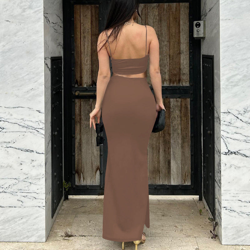 Damen Etuikleid mit raffinierten Cut-Outs und trägerlosem Oberteil Echo Archiv