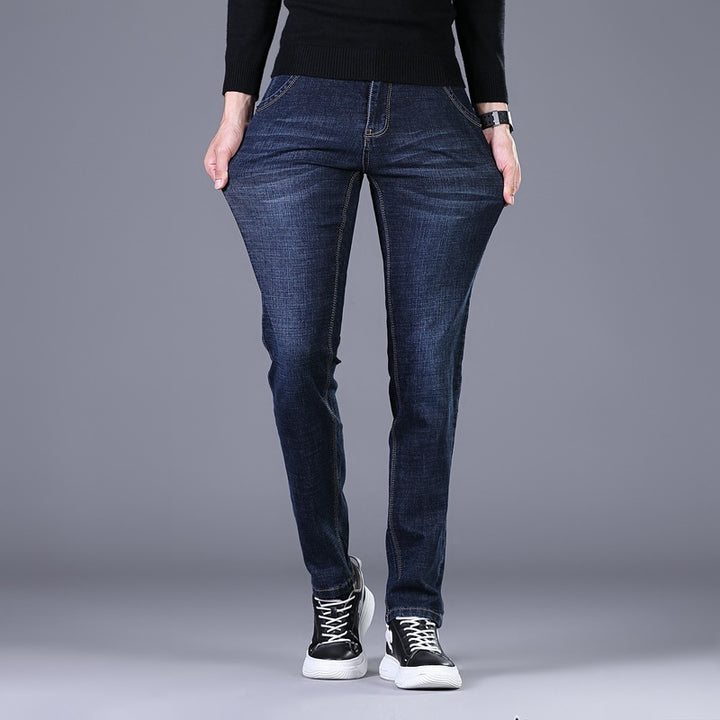 Damen Elastische Slim‑Straight-Jeans mit hohem Komfortbund Echo Archiv