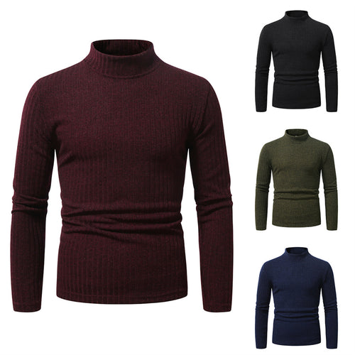 Herren feinstrickender Rollkragenpullover Echoarchiv