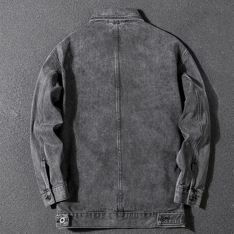 Herren Lässige Denimjacke mit modischen Akzenten Echoarchiv