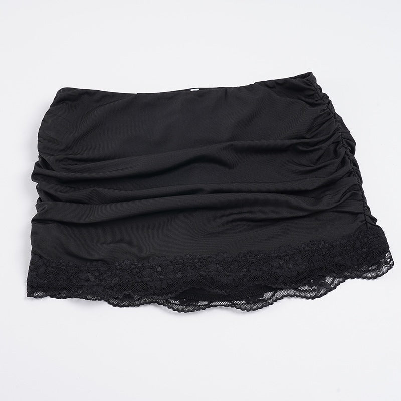 Damen Rüschenrock mit eleganter Spitzenbordüre Echo Archiv