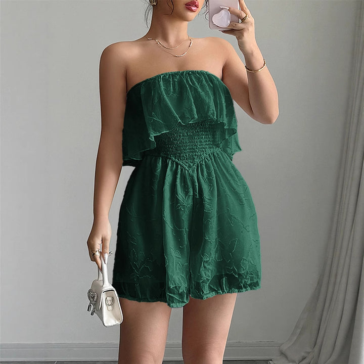 Damen Bandeau Jumpsuit mit Rüschendetails Echo Archiv