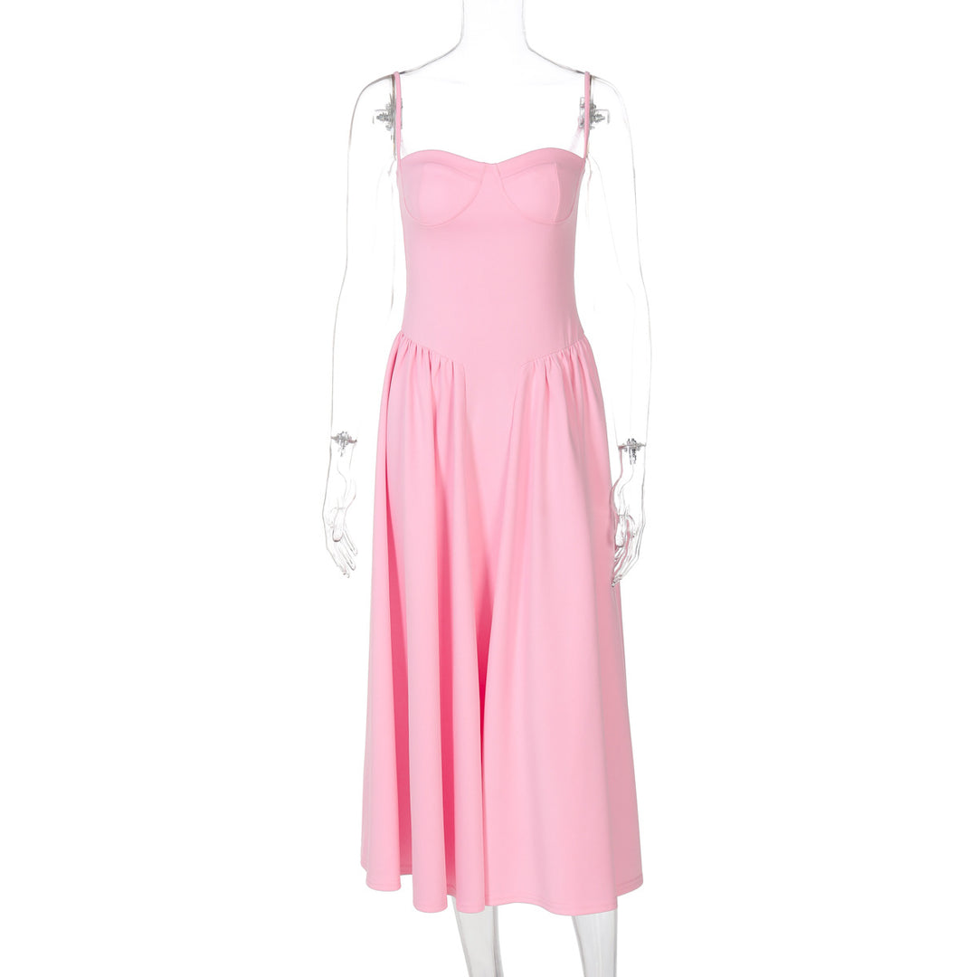 Damen Maxi-Kleid mit elegantem Bustier-Oberteil und fließendem Rock Echo Archiv