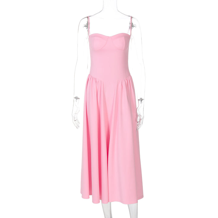 Damen Maxi-Kleid mit elegantem Bustier-Oberteil und fließendem Rock Echo Archiv