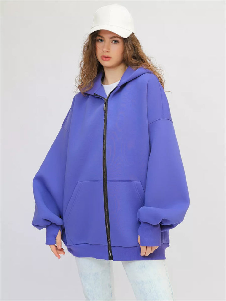 Damen Oversized Kapuzenjacke Echo Archiv