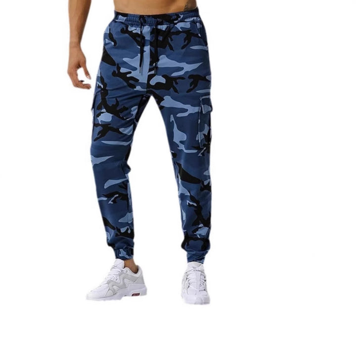 Herren Cargo-Hose mit zahlreichen Taschen und elastischem Bund Echoarchiv