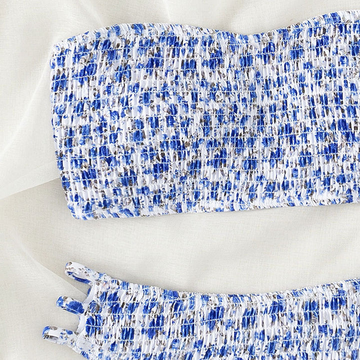 Damen Bandeau-Bikini mit modischem Knotendesign Echo Archiv