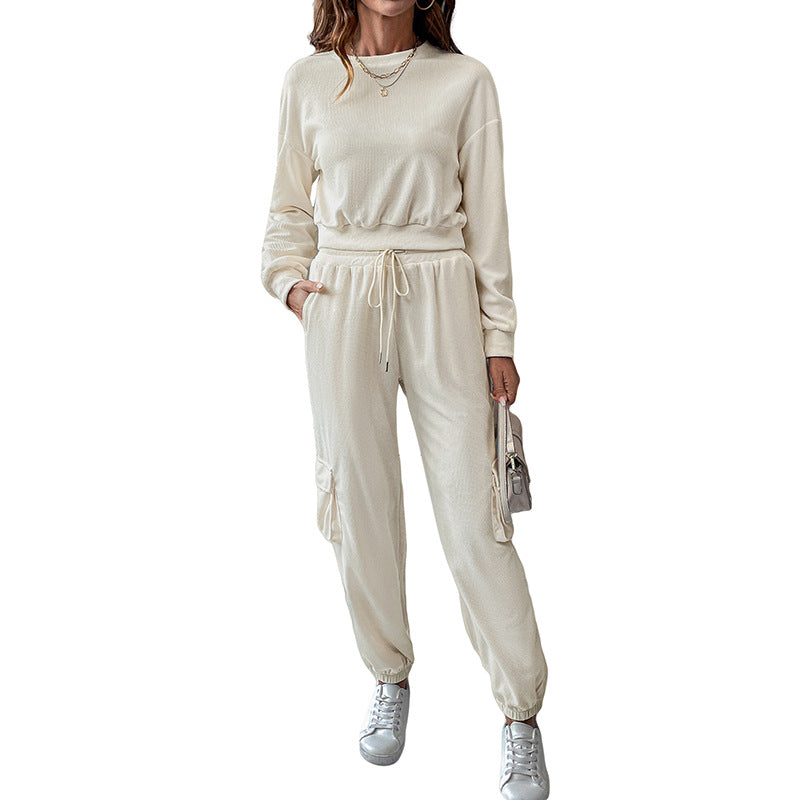 Damen Lässiges Relaxed-Fit Jogginganzug Echo Archiv