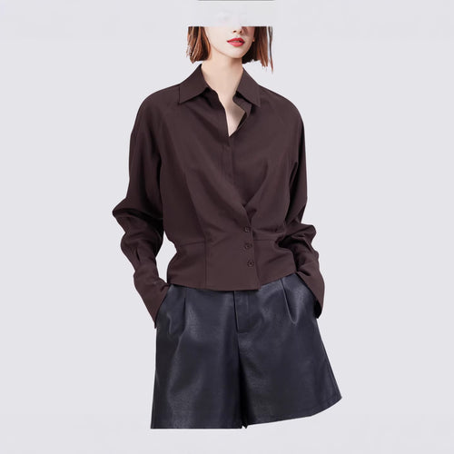 Damen Elegante Bluse mit innovativem Schnitt Echoarchiv