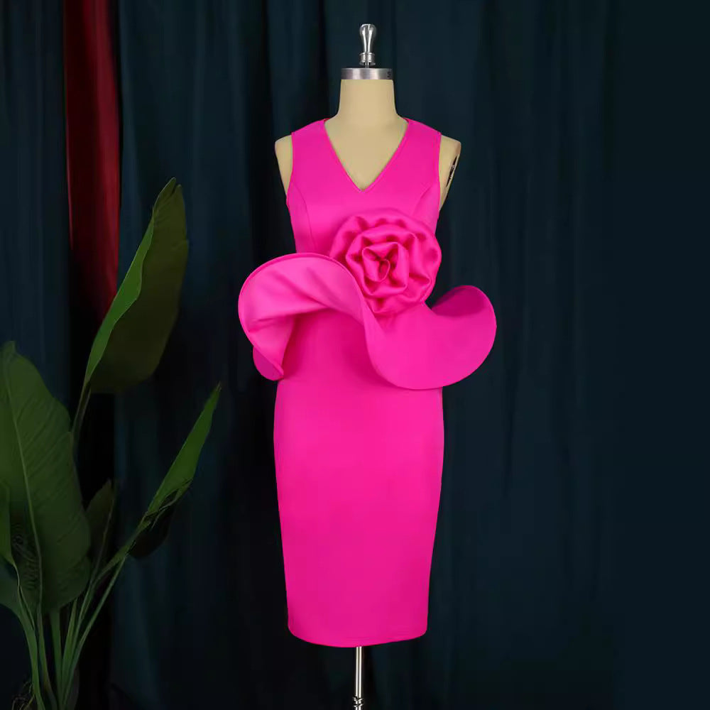 Damen Etuikleid mit einzigartiger Blumenapplikation Echo Archiv