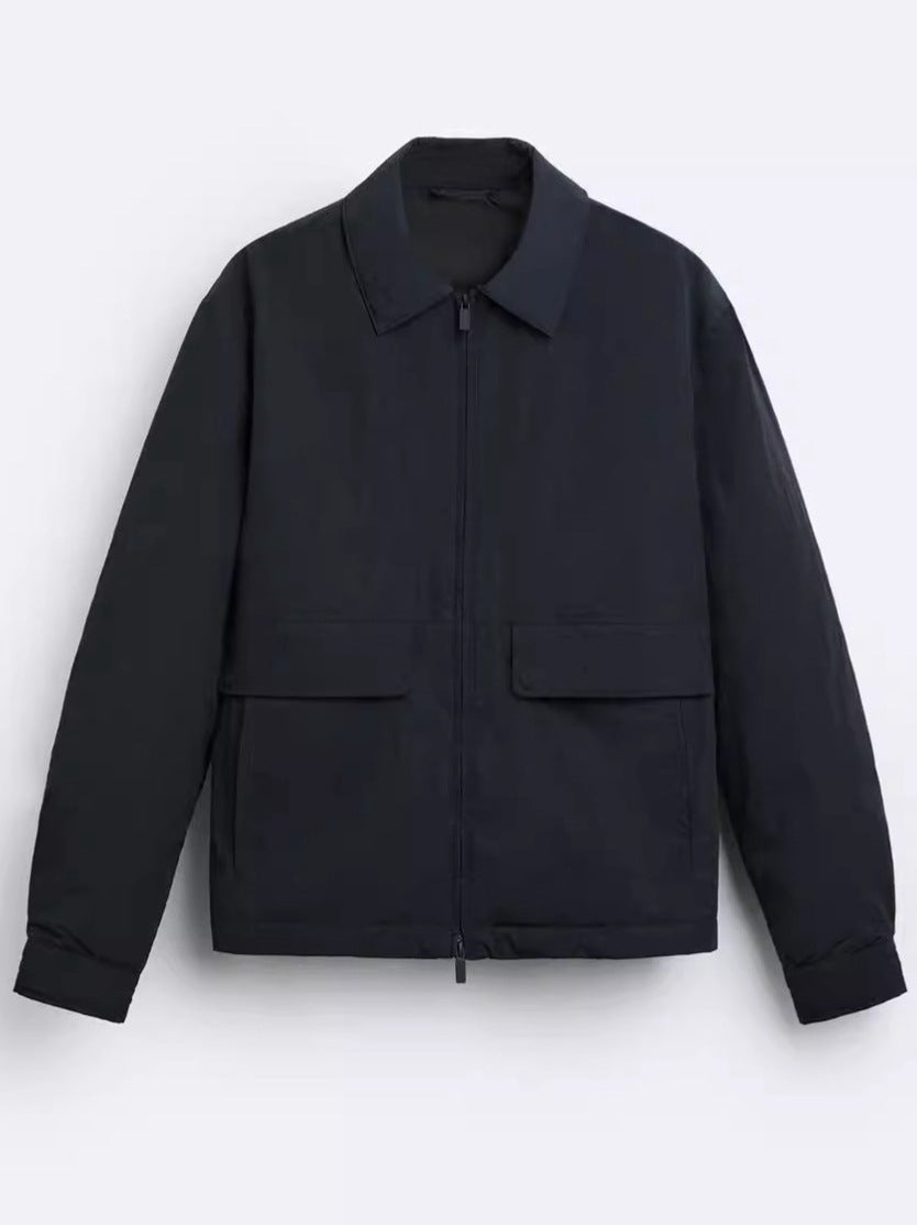 Herren lässige Jacke mit praktischen Taschen und modernem Schnitt Echoarchiv