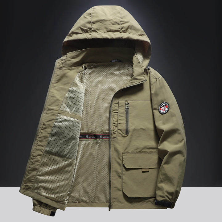 Herren Multifunktionale Übergangsjacke mit seitlichen Taschen Echo Archiv