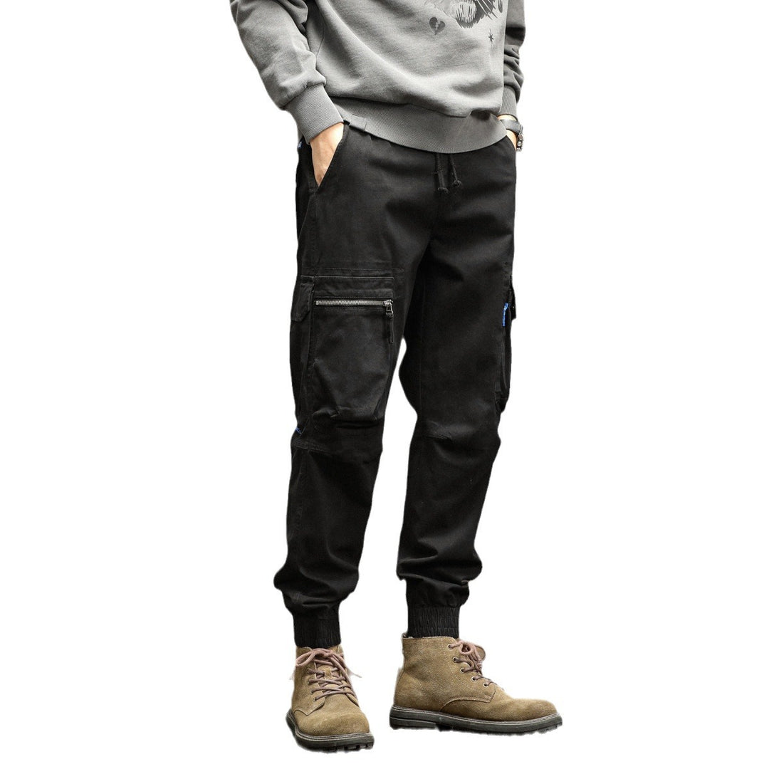 Herren Cargo-Pants mit funktionalen Taschen und elastischem Bund Echoarchiv