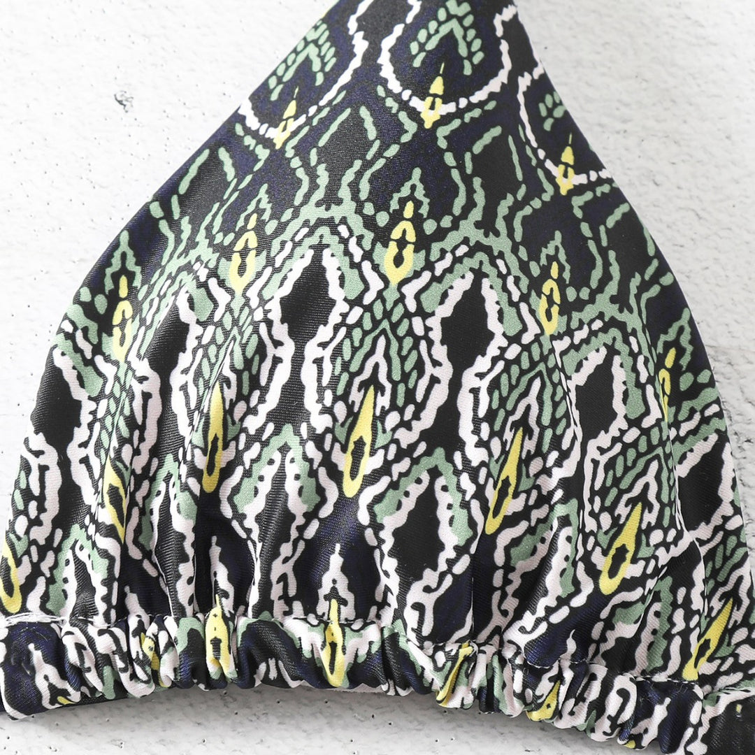 Damen Triangel-Bikini mit verspieltem Knoten-Design Echo Archiv