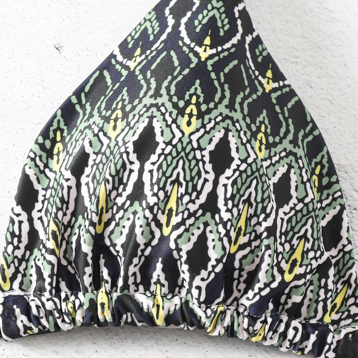 Damen Triangel-Bikini mit verspieltem Knoten-Design Echo Archiv
