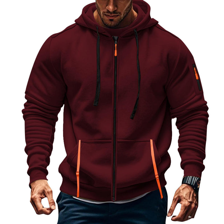 Herren sportlicher Kapuzenpulli mit praktischen Taschen Echoarchiv