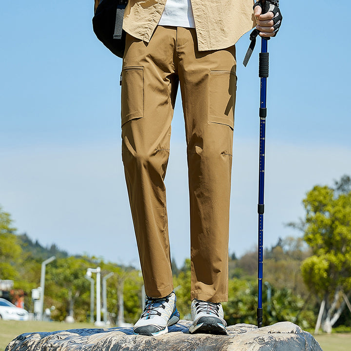 Herren Technische Trekkinghose mit Stretch wasserabweisender Oberfläche und Cargo-Taschen Echo Archiv