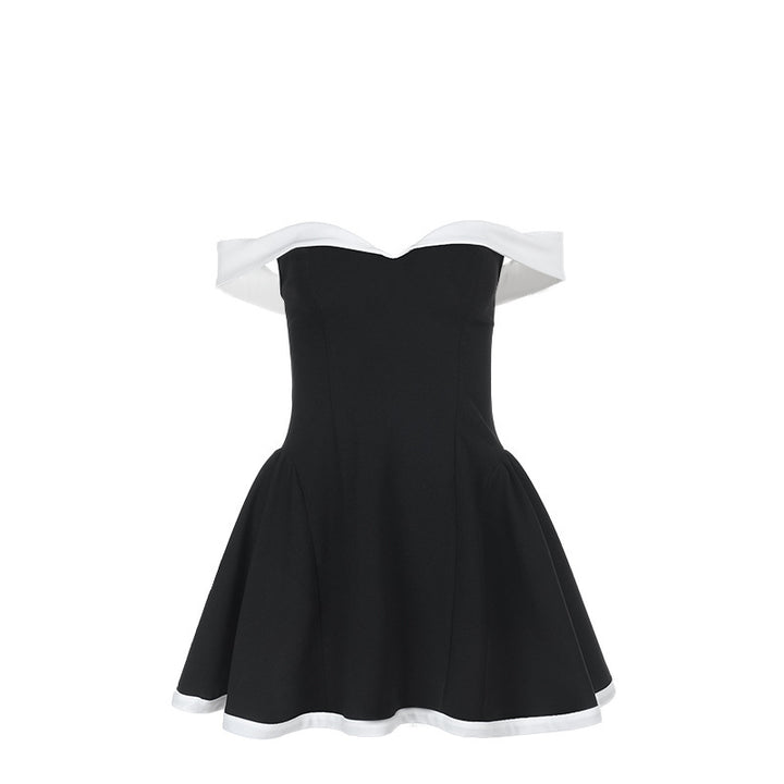 Damen Off-Shoulder Minikleid mit voluminösem Rock Echo Archiv