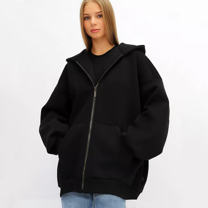Damen Oversized Kapuzenjacke Echo Archiv
