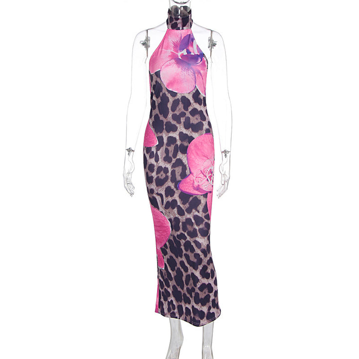 Damen Maxikleid mit schickem Blumen- und Tiermuster Echo Archiv