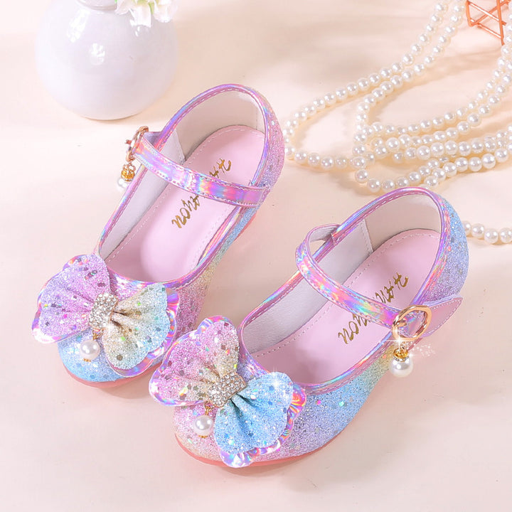 Mädchen Elegante Ballerina-Schuhe mit funkelnden Schleifen und Strass Echo Archiv