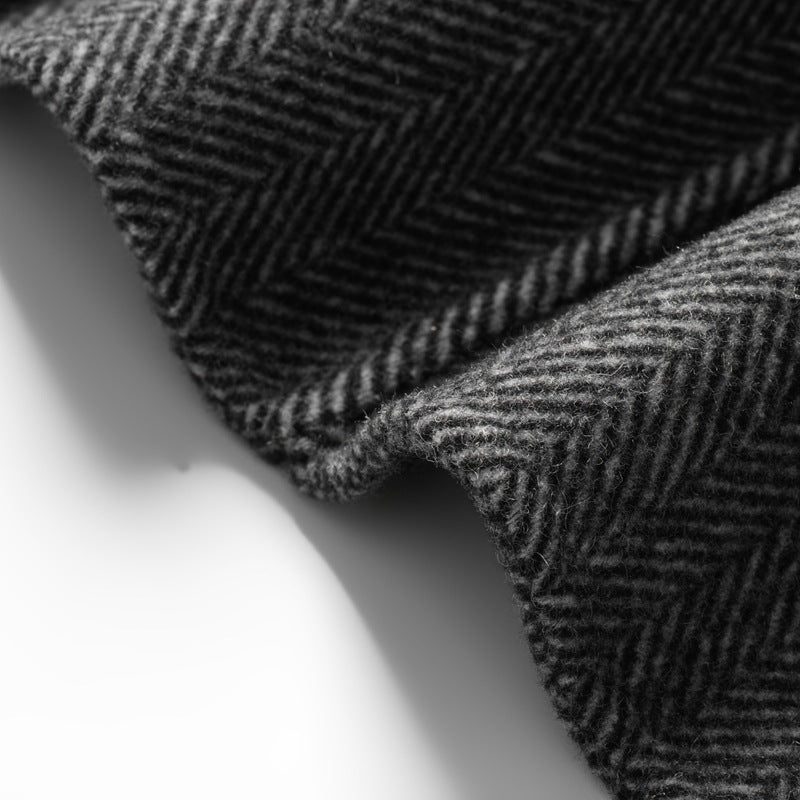 Herren Taillierter Fischgrätmuster Blazer Echoarchiv