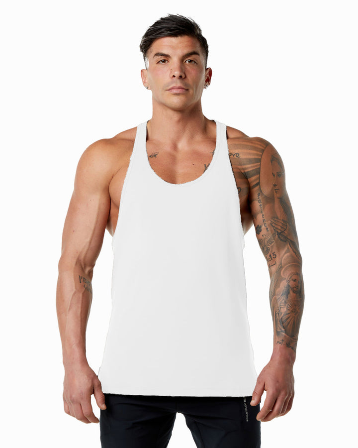 Herren Muskelshirt mit Racerback-Schnitt und atmungsaktivem Material Echoarchiv