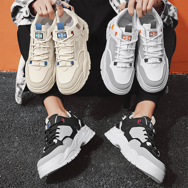Herren Chunky-Sneaker mit atmungsaktivem Mesh, gepolsterter Plateausohle und technischer Komfortdämpfung – Norré