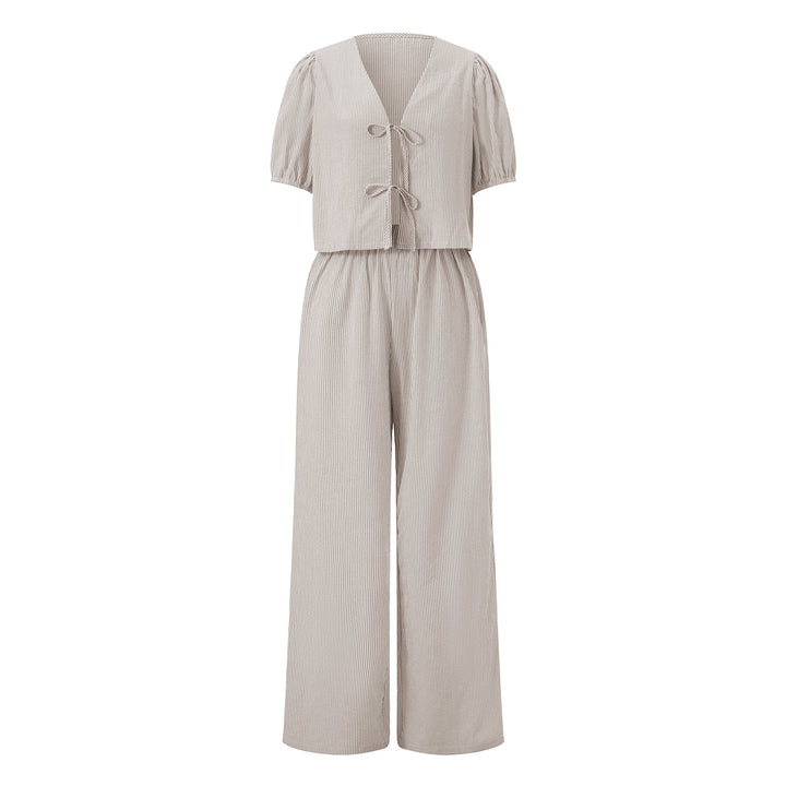 Damen luftiges Sommer-Jumpsuit mit Raffung Echo Archiv