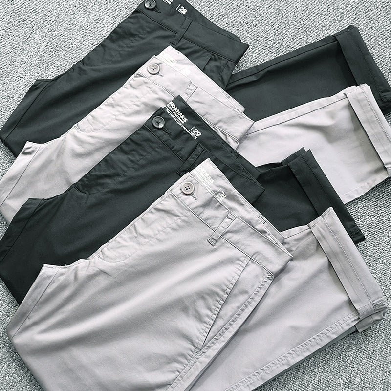 Herren Slim-Fit Chinohose mit schmal zulaufendem Bein und gekrempeltem Saum Echo Archiv