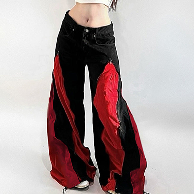 Damen sportliches Crop-Top mit modernem Print und schmalen Trägern Echo Archiv