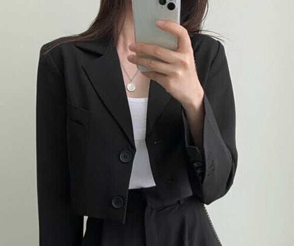 Damen Trendiger Kurzblazer Echo Archiv