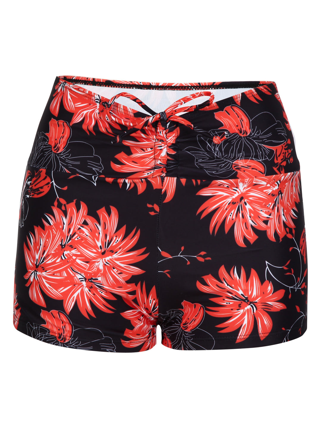 Damen Bikini-Höschen mit hohem Bund und raffinierten Rüschendetails Echo Archiv