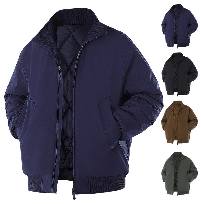 Herren Winterjacke mit warmem Innenfutter und praktischen Taschen Echoarchiv