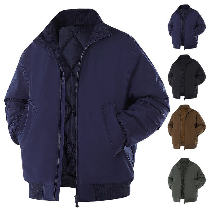 Herren Winterjacke mit warmem Innenfutter und praktischen Taschen Echoarchiv