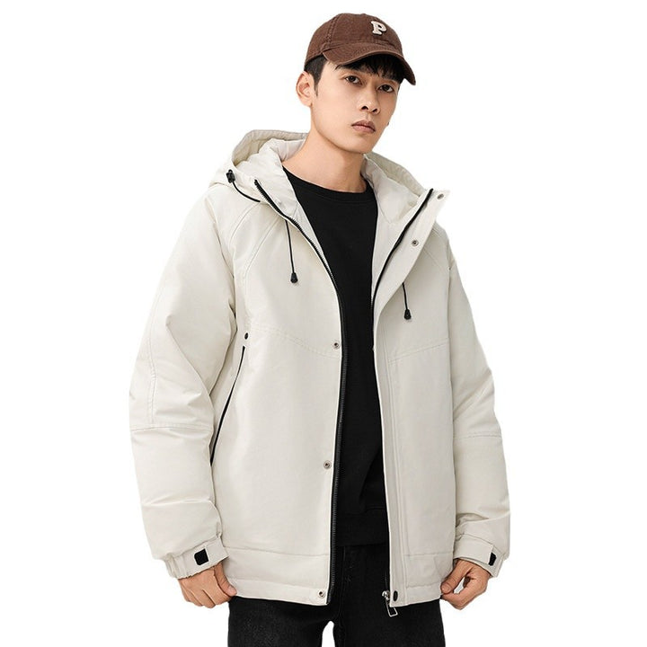Herren Technische Winterjacke mit verstellbarem Kapuzenkragen Echoarchiv