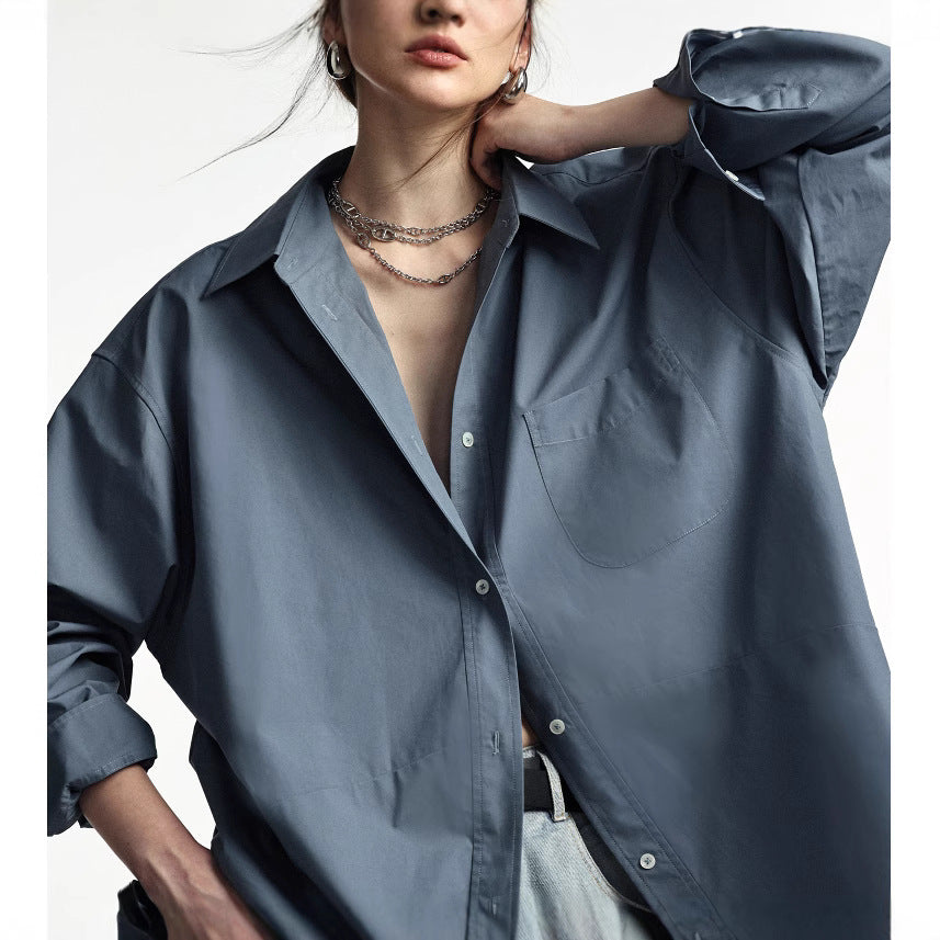 Damen Oversized Hemd Echoarchiv