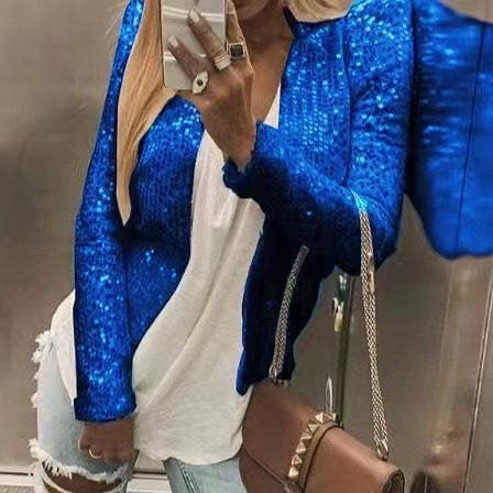 Damen Glitzernde Strickjacke Echoarchiv
