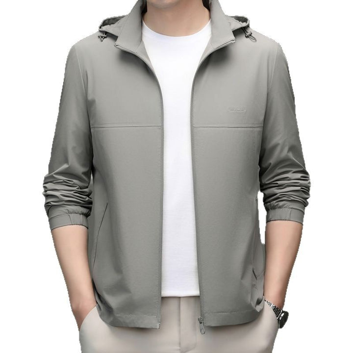 Herren leichte Funktionsjacke mit Kapuze Echoarchiv