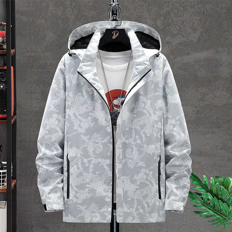 Herren Technische Windjacke Echo Archiv