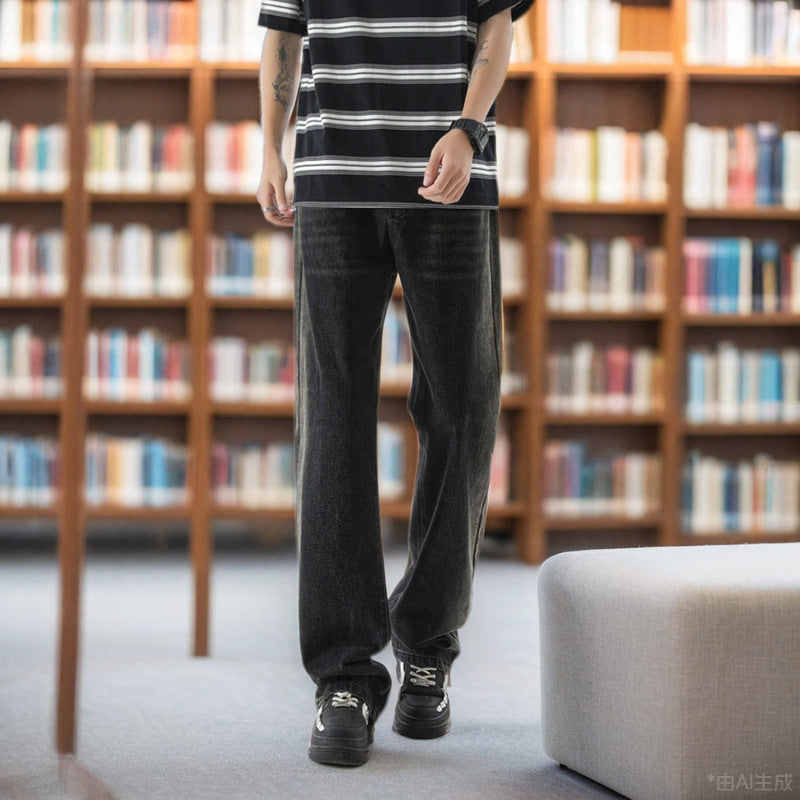 Herren lässige weite Jeans Echoarchiv