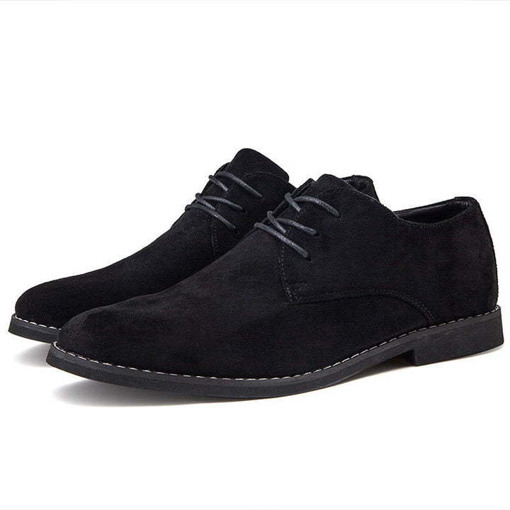 Herren Elegante Schnürschuhe aus weichem Wildleder Echoarchiv