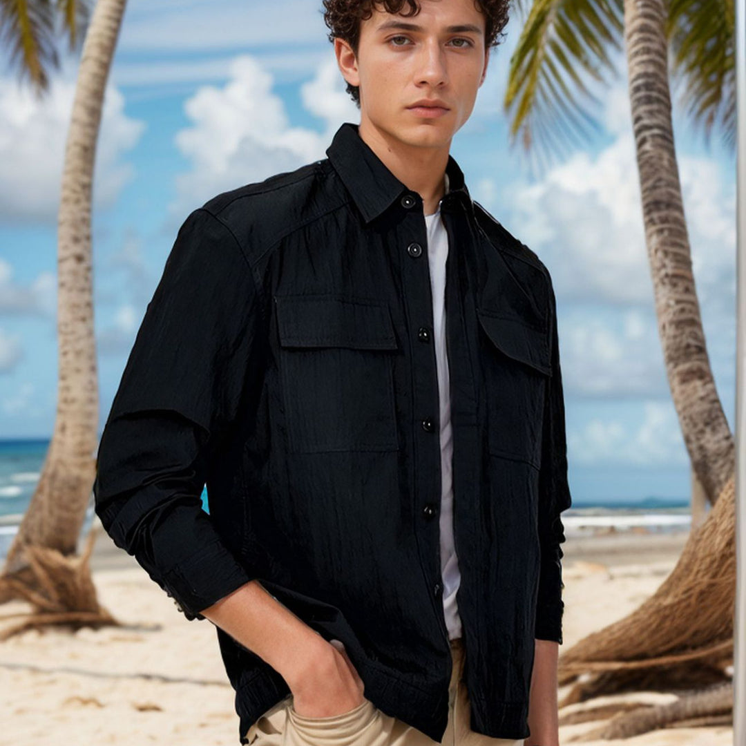 Herren strapazierfähige Utility-Jacke mit praktischen Taschen Echoarchiv