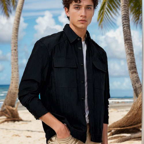 Herren strapazierfähige Utility-Jacke mit praktischen Taschen Echoarchiv