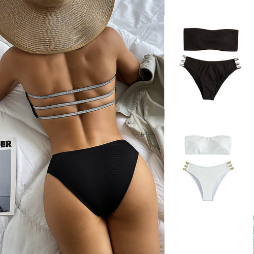 Damen Bandeau-Bikini-Oberteil Echo Archiv
