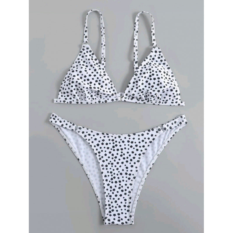 Damen Triangel-Bikini mit verspieltem Muster Echo Archiv